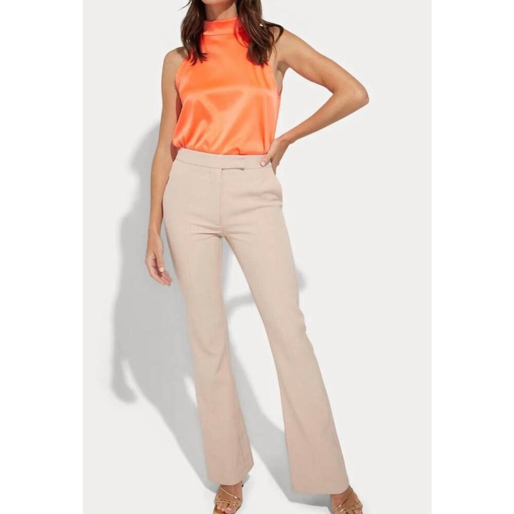 Generation Love Kaylee Halter Blouse in Papaya Orange size Small